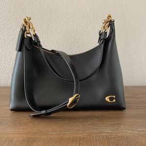 Coach Black Leather Juliet Shoulder Bag